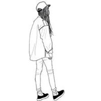手绘女生头像霸气超拽卡通微信头像图片大全