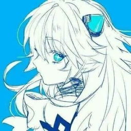 动漫女生侧脸qq头像