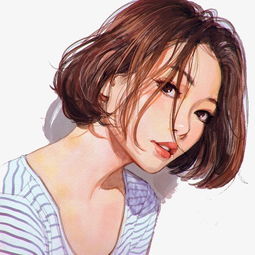 手绘卡通女孩素材图片免费下载高清卡通手绘png千库网图片编号4173402