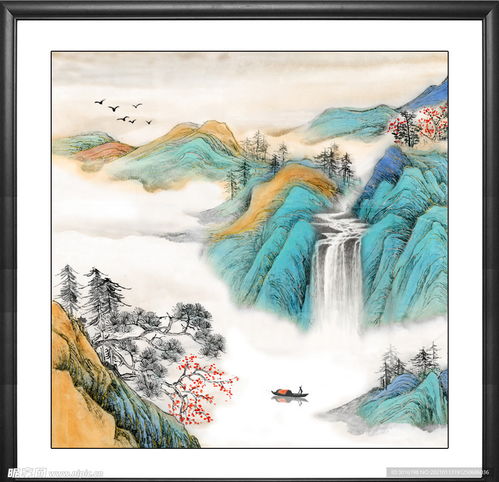山水画设计图