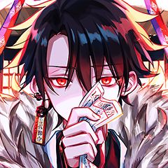 动漫男头帅气男生头像手绘插画头像