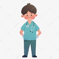 手绘卡通主治医生素材图片免费下载千库网