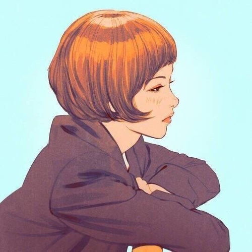 无水印短发女生头像点赞的都是小仙女
