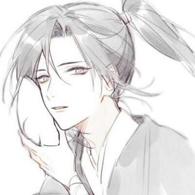 九岚古风二次元男生头像.