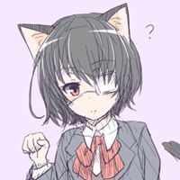 猫耳女生卡通头像可爱的猫耳朵女孩动漫头像