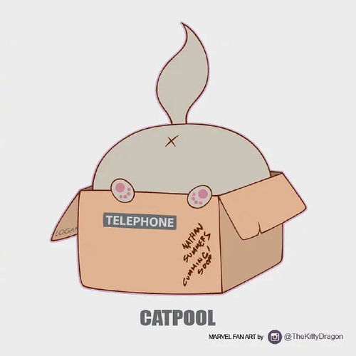 简笔画动漫超萌猫咪简笔画