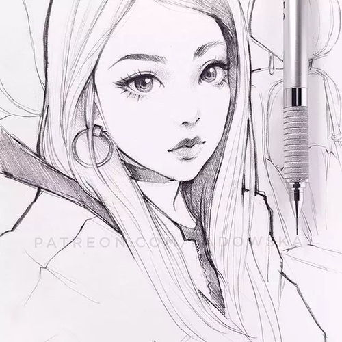 小清新的美少女漫画,拿去做头像吧