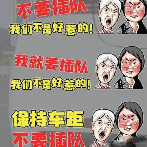46的网友认为插队婆孙被网暴,恶搞表情包已侵权,婆孙喊话网友公开道歉