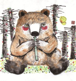 画坛清风徐徐来画儿晴天画作初看