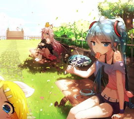 初音图,v家族图,图集先发两张看看,等会给