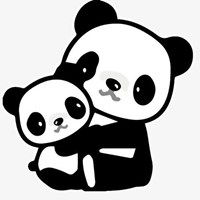 大熊猫可爱卡通头像卡通可爱大熊猫头像图片