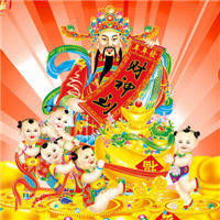 财神爷头像图片大全卡通财神爷图片合集