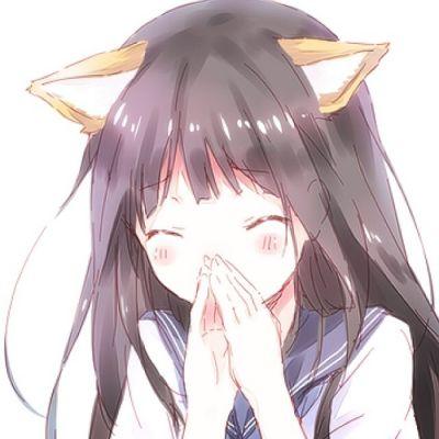超可爱二次元女生头像呆萌
