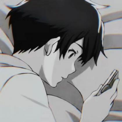 经典动漫男生头像伤感的,死在感情二字上了