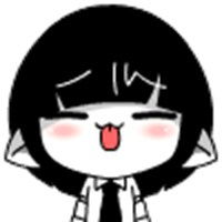 女生卡通头像可爱萌萌黑白微信头像图片大全
