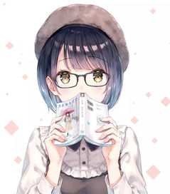二次元动漫美图,眼镜少女篇