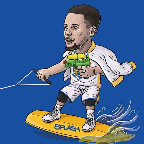 nba明星卡通坐骑秀,霸气还是属于大鲨鱼,邓肯这可不太好吧