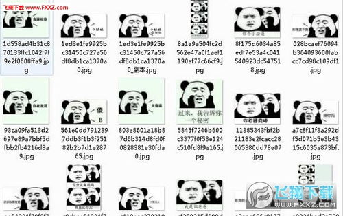 熊猫人悄悄话表情包系列合集图片预览