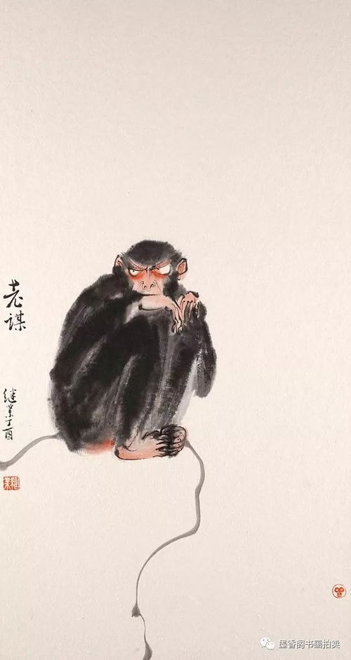 他的水墨猴画有趣堪比表情包,太有才了