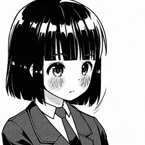 短发女孩动漫头像