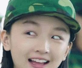 周冬雨超萌搞笑动图文字表情包