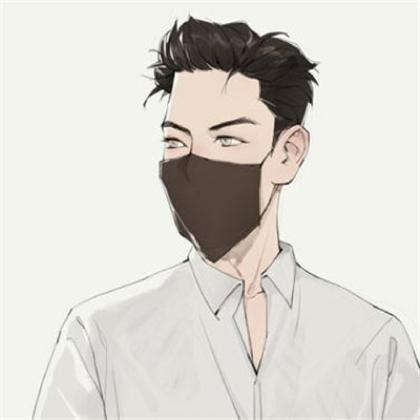 戴口罩的动漫头像男生,比较适合现在特殊时期使用的