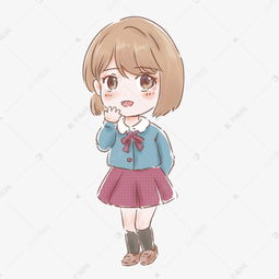 可爱q版美少女软妹漫画动漫女生形象素材图片免费下载千库网