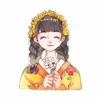 卡通动漫头像闺密女生动漫百合