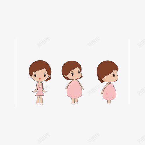 胖瘦美女对比元素免抠png设计图片免费下载页面网页平面电商创意素材胖子素材
