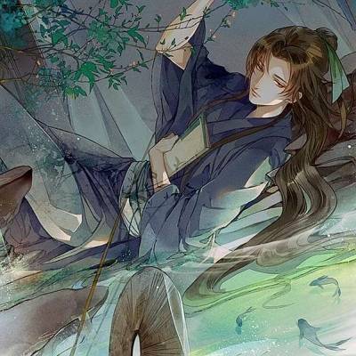 一组男生古风动漫头像