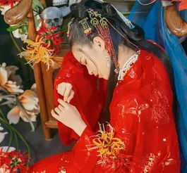 清新唯美的汉服美女,亭亭玉立,如花似玉