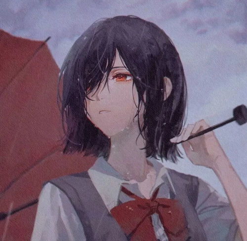 动漫女头伤感忧郁的女生动漫头像