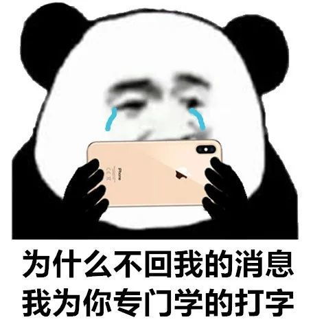 表情包我为了你专门学的打字