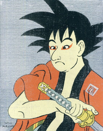 浮世版的动画片人物,你以为如何