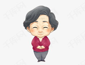 卡通手绘老奶奶素材图片免费下载高清图片png千库网图片编号2466234