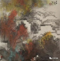 大家书画展讯庆祝新中国成立70周年纪振民姬俊尧水墨意象山水画邀请展昨日在津开幕附部分展览图片