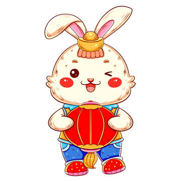 兔子头像大全可爱卡通那年