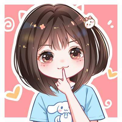 超可爱的卡通动漫女生头像闺蜜头像