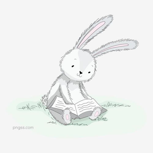卡通手绘看书的小兔子图片大小3000x3000px图片尺寸982.91kb来自png搜索网pngss.com免费免扣png素材下载ui设计儿童插画海报插画卡通手绘看书看书的小兔子矢量书店书籍兔子网页设计文艺小清新