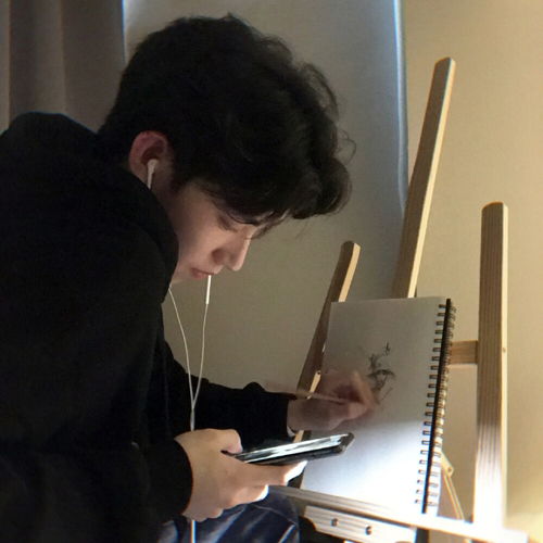 ins真人男生头像我在漆黑的时空里追逐光明