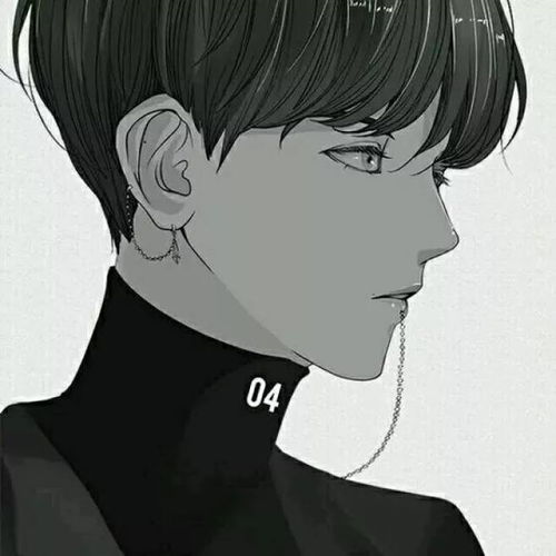 猫的卡通图片头像男生