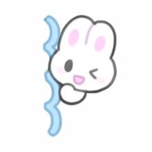 手绘卡通可爱兔子物品照片装饰手账免扣png图案4手绘卡通可爱兔子物品照片装饰手账免扣png