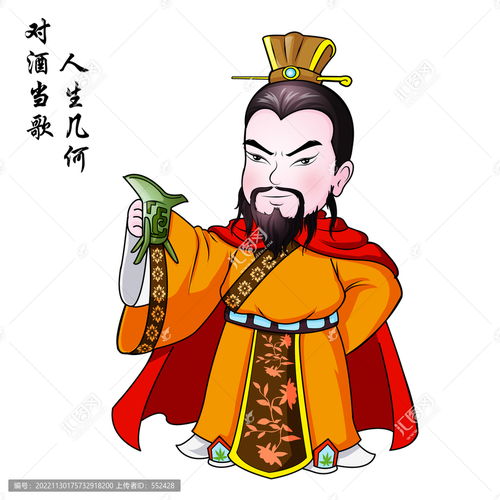 曹操卡通设计,动漫卡通,设计素材,设计模板,汇图网