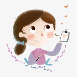 卡通小女孩素材图片免费下载高清卡通手绘png千库网图片编号3985717