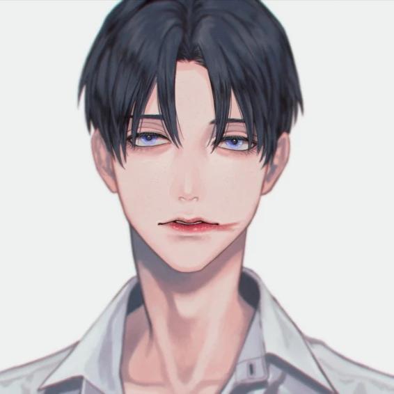 动漫男生插画图片头像