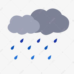 下雨天的乌云卡通免费下载素材图片免费下载千库网