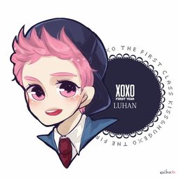 求exo鹿晗这个xoxo专辑图的卡通版谢谢了