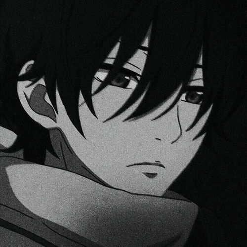 黑白动漫男生头像总有几个蠢货是我不能抛弃的朋友