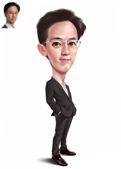 换一换你的头像吧男士幽默大头漫画成熟自信高级感十足