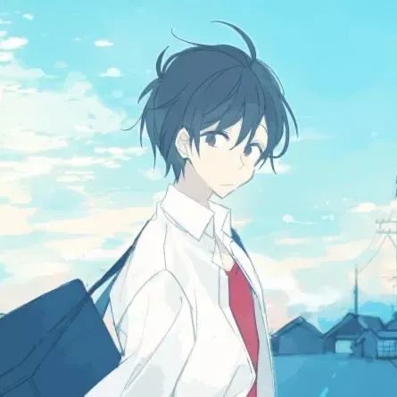 动漫男头治愈系温暖男生头像文艺男头